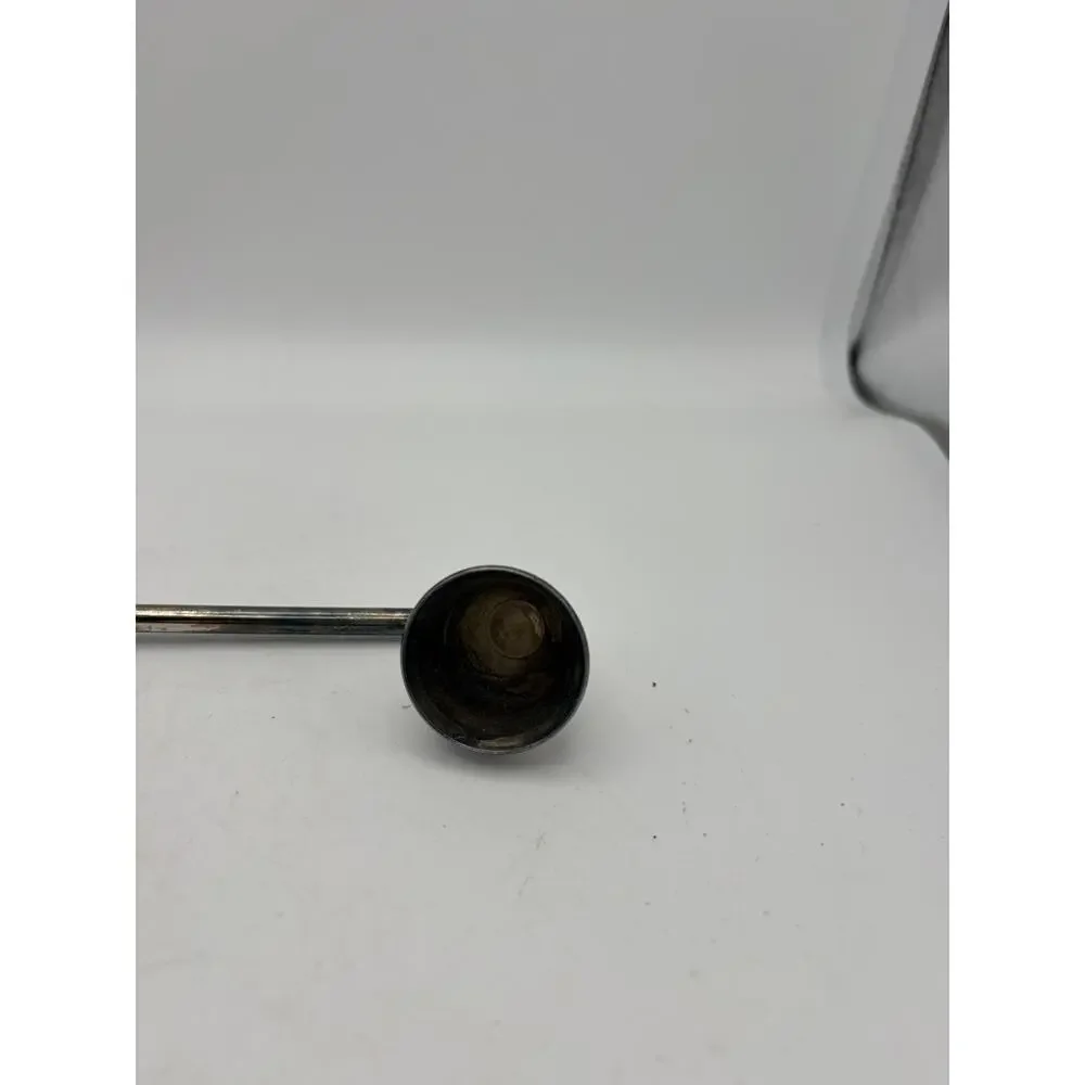 VTG SilverPlated Candle Snuffer Wooden Handled International Silver Co.